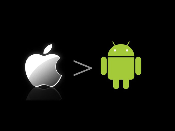 iPhone Beats Android